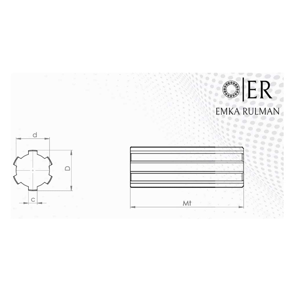 EMK-11 Ø14 KAMALI MİL