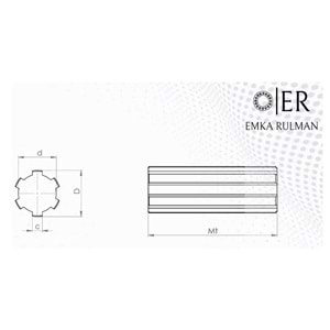 EMK-11 Ø14 KAMALI MİL